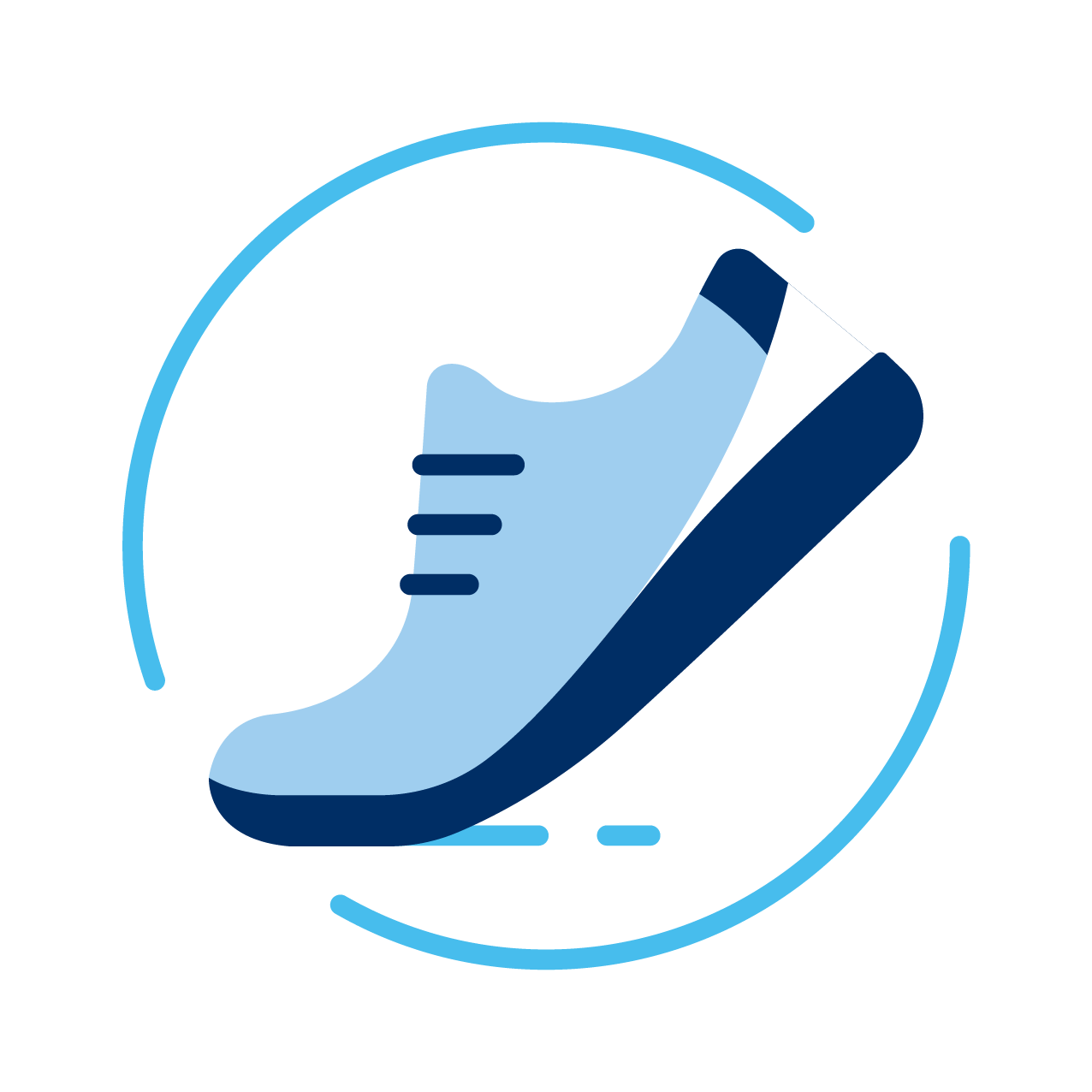 Icon for movement and performance program from healthy is wellness.